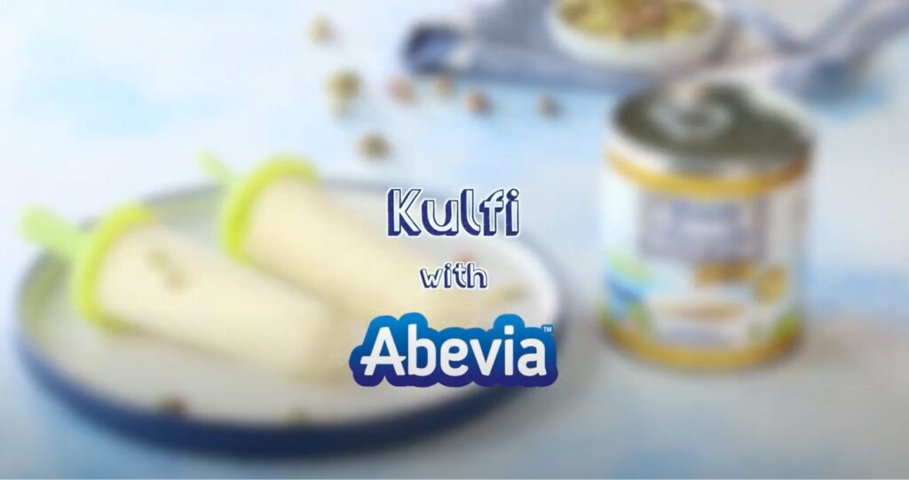Kulfi indian ice cream recipe made with Abevia Evaporated Milk